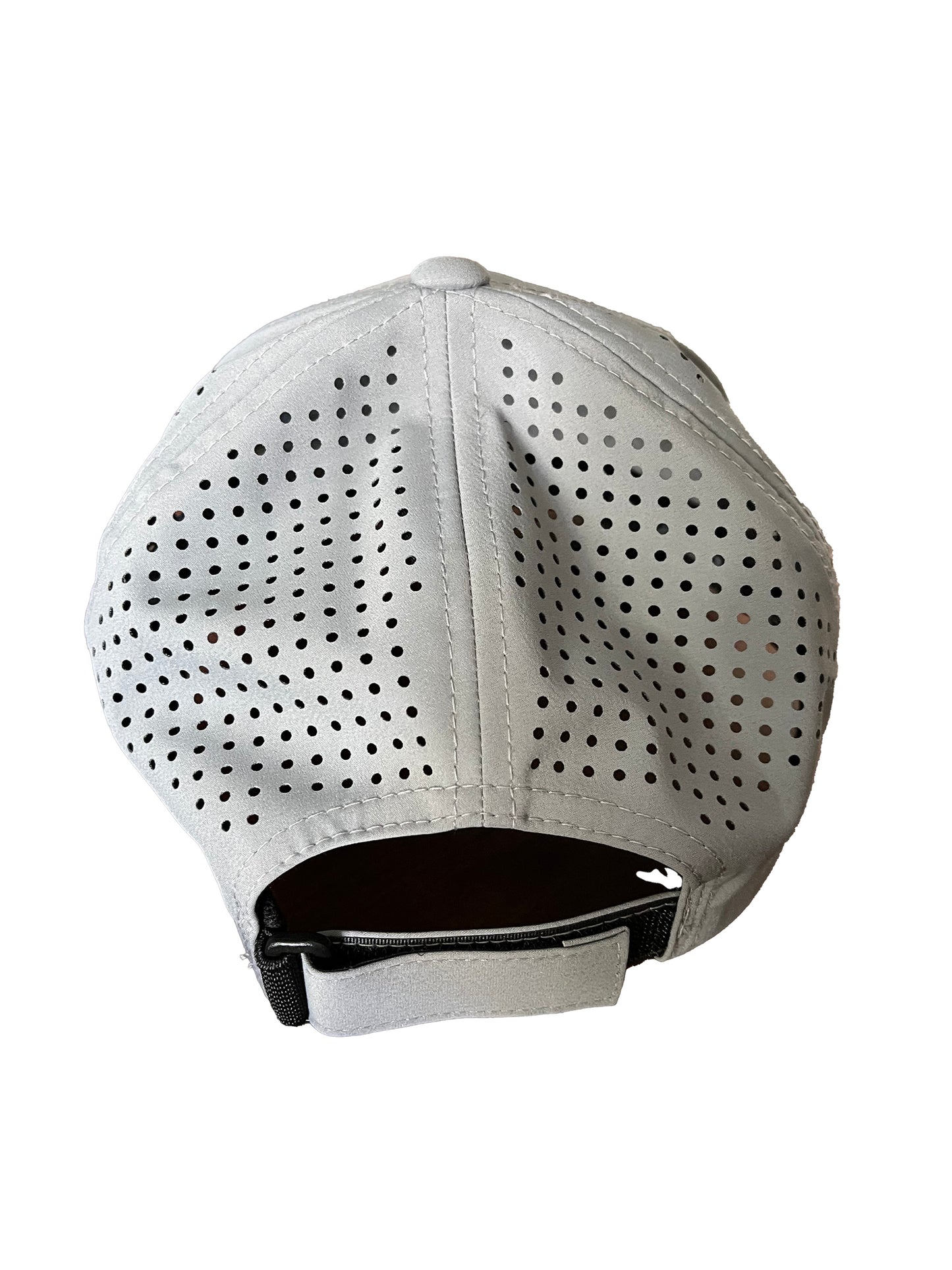 HBG Branded Bills Grey Performance Hat with RWB PVC Patch