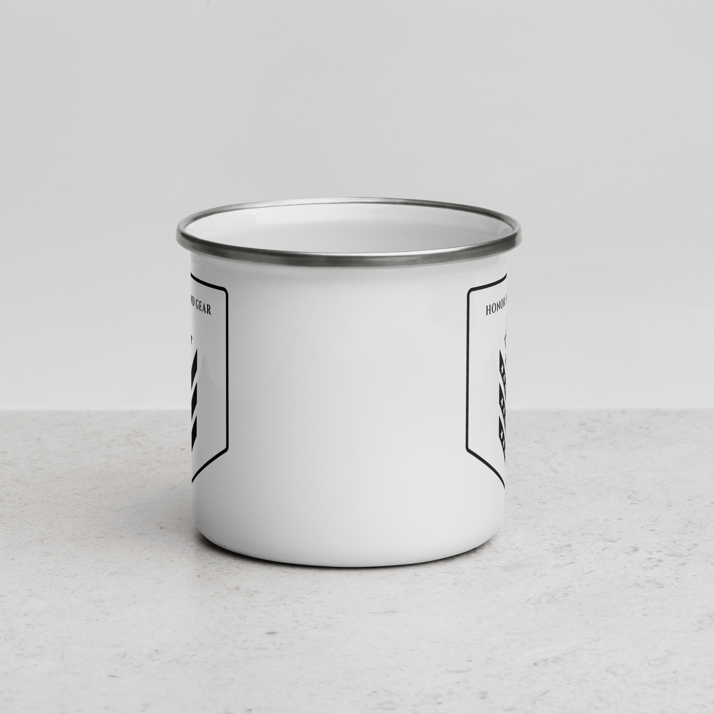 Honor Bound Gear Enamel Mug