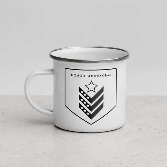 Honor Bound Gear Enamel Mug