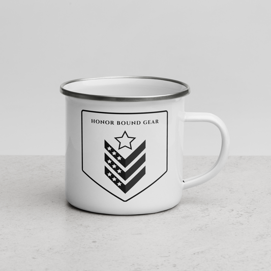 Honor Bound Gear Enamel Mug