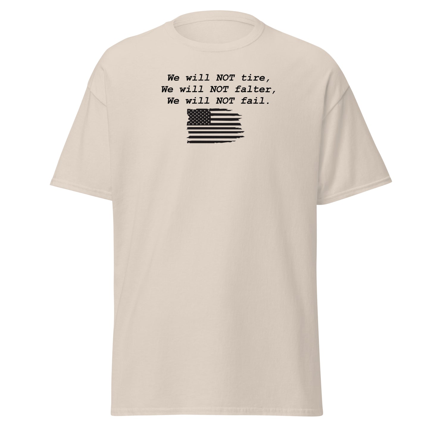 Honor Bound Gear "We Will Not Fail" Men's T-Shirt