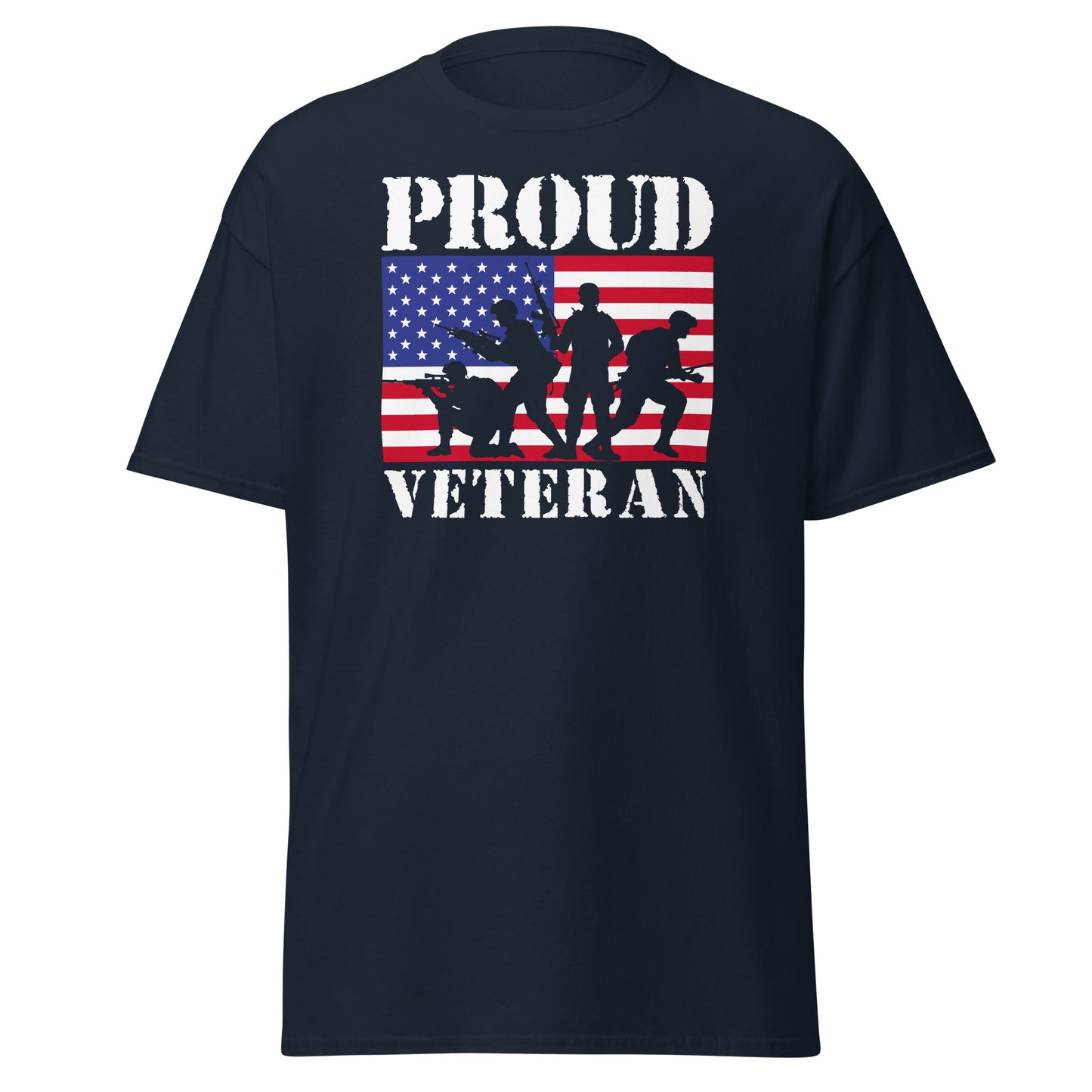 HBG "Proud Veteran" Men's T-Shirt