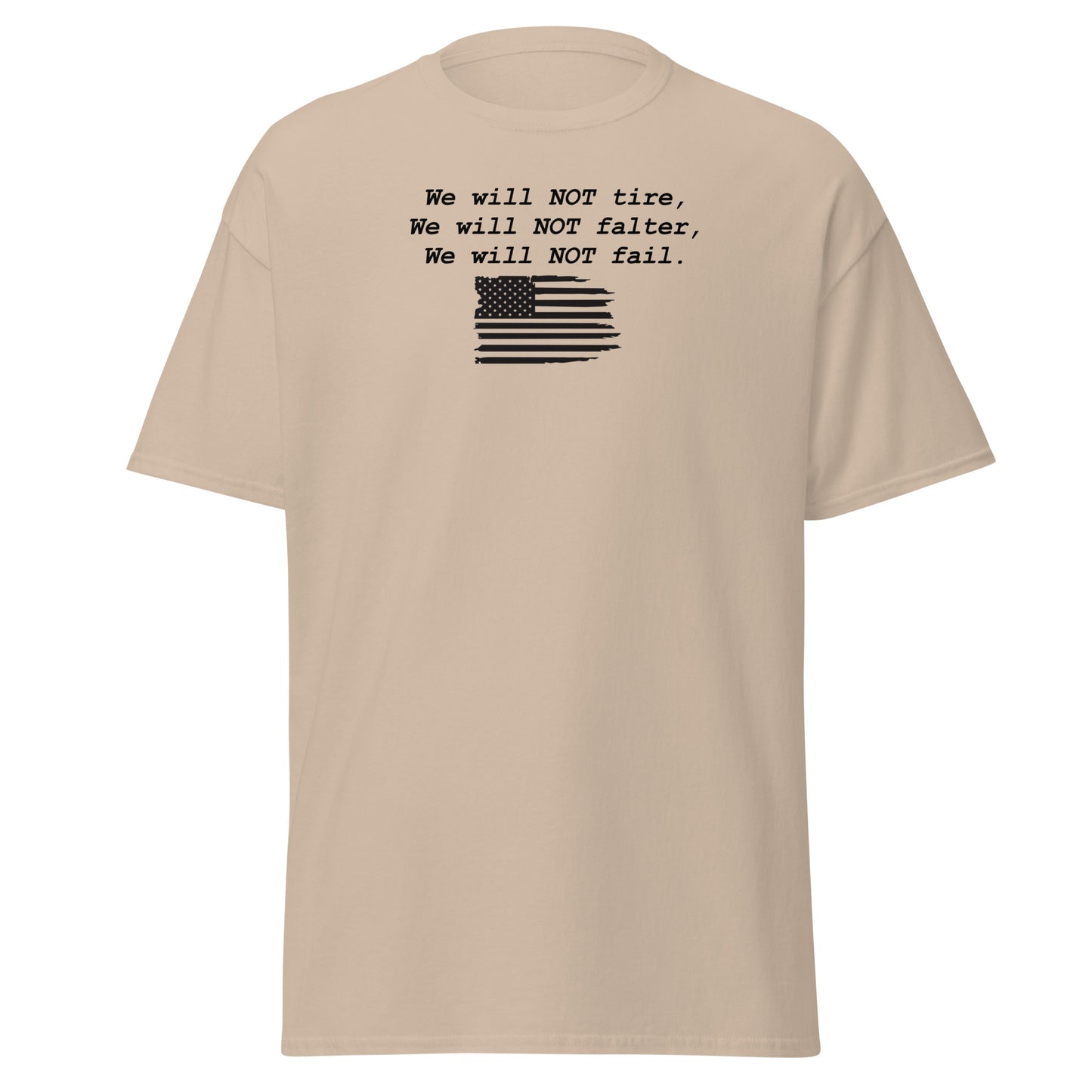Honor Bound Gear "We Will Not Fail" Men's T-Shirt