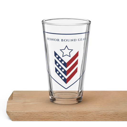 Honor Bound Gear Pint Glass