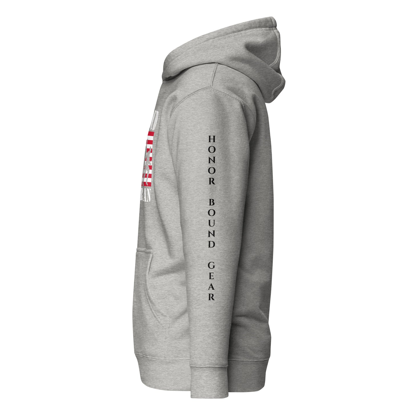 HBG "Proud Veteran" Grey Unisex Hoodie