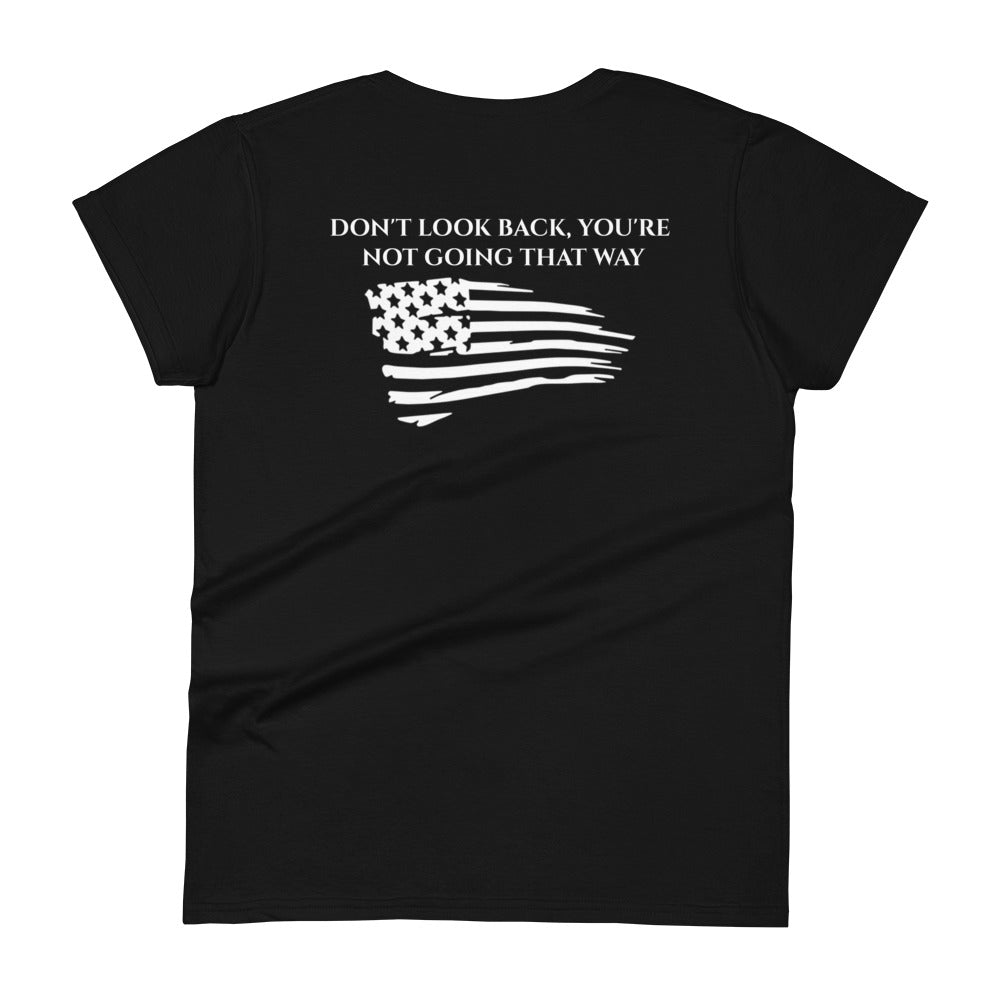 Honor Bound Gear "Don't Look Back" Women's Fitted T-Shirt