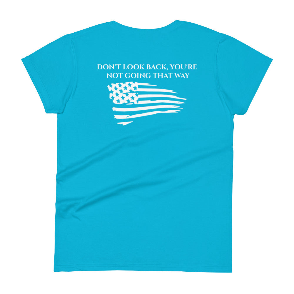 Honor Bound Gear "Don't Look Back" Women's Fitted T-Shirt