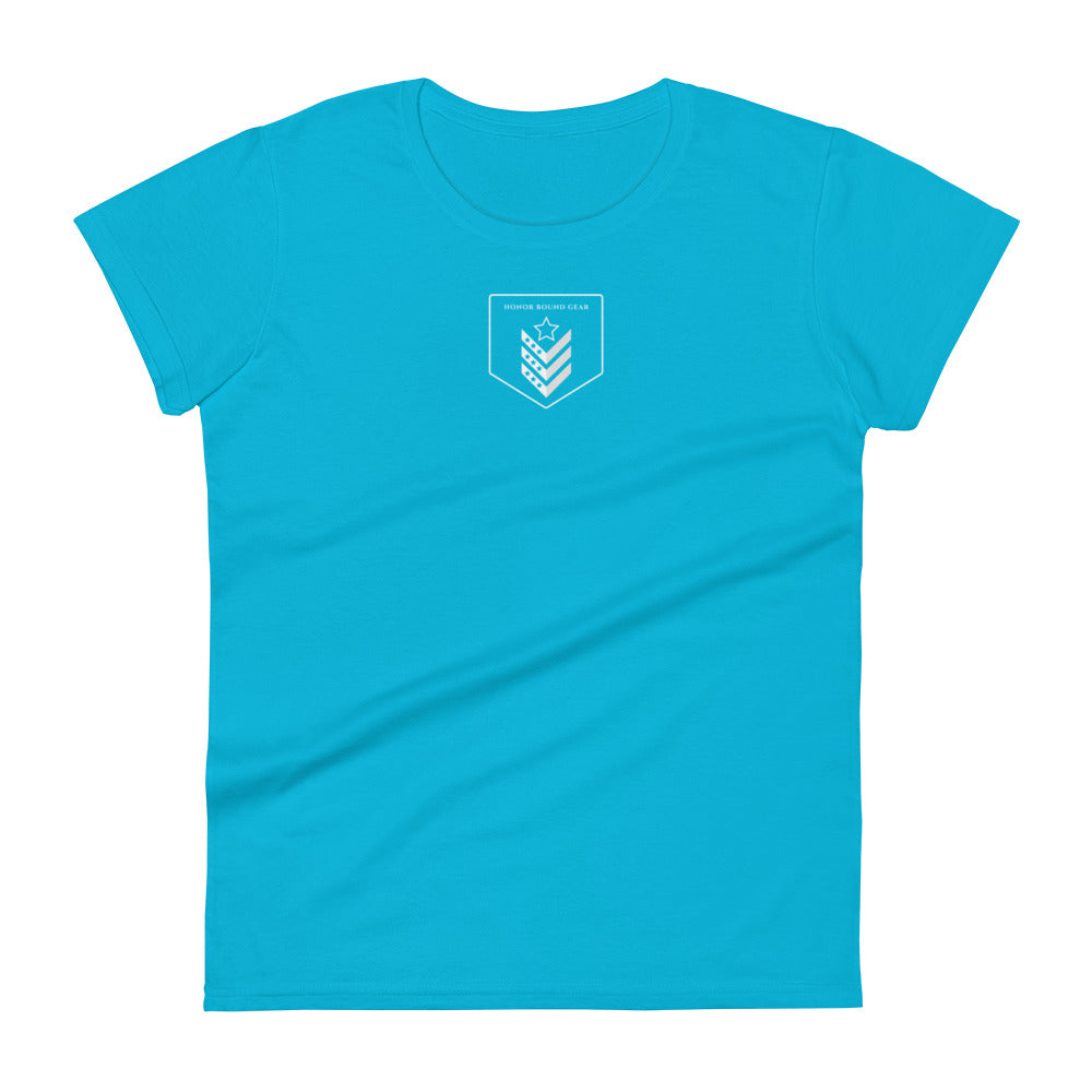 Honor Bound Gear "Don't Look Back" Women's Fitted T-Shirt