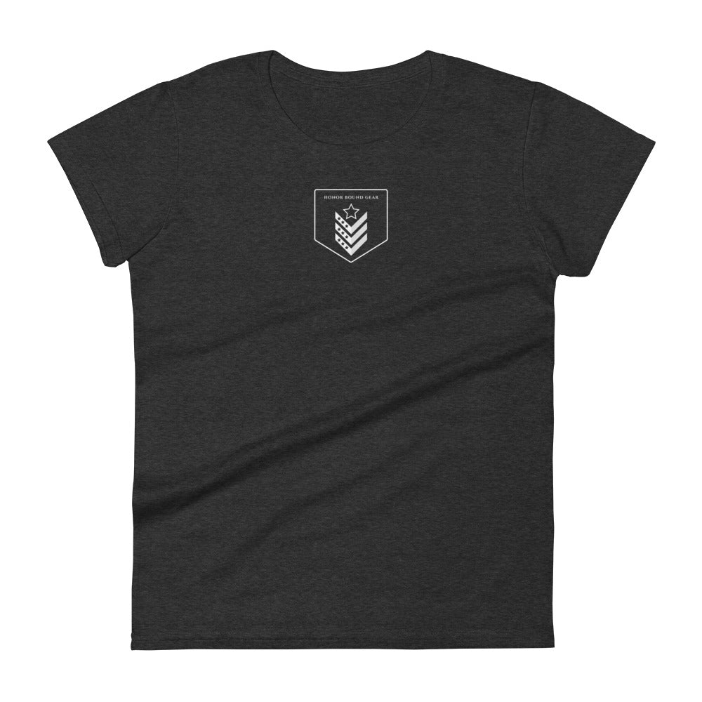 Honor Bound Gear "Don't Look Back" Women's Fitted T-Shirt
