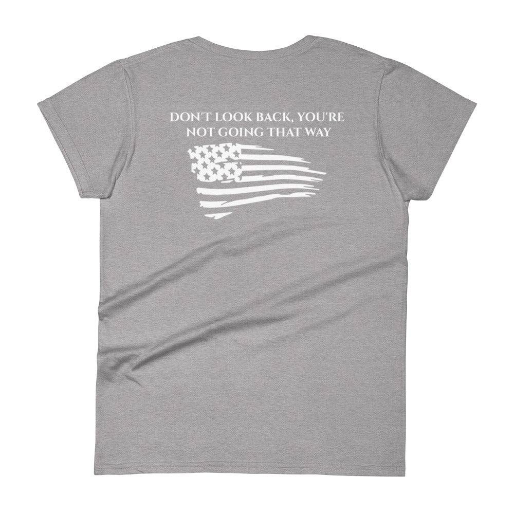 Honor Bound Gear "Don't Look Back" Women's Fitted T-Shirt
