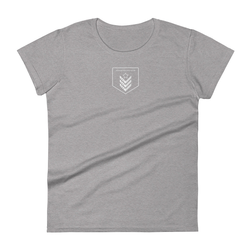 Honor Bound Gear "Don't Look Back" Women's Fitted T-Shirt
