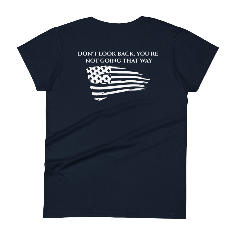 Honor Bound Gear "Don't Look Back" Women's Fitted T-Shirt