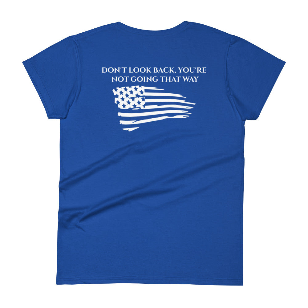 Honor Bound Gear "Don't Look Back" Women's Fitted T-Shirt