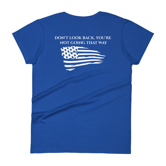 Honor Bound Gear "Don't Look Back" Women's Fitted T-Shirt