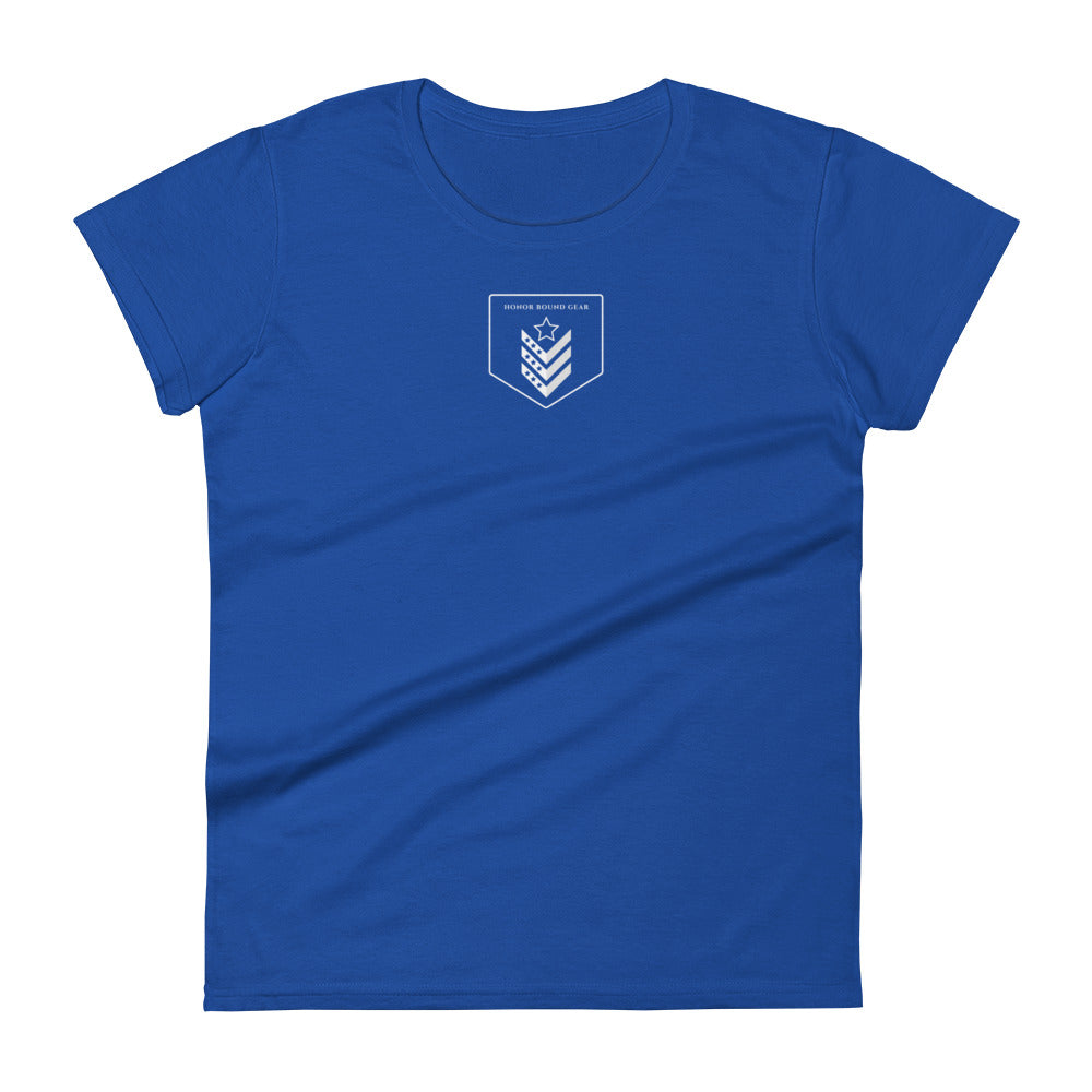 Honor Bound Gear "Don't Look Back" Women's Fitted T-Shirt