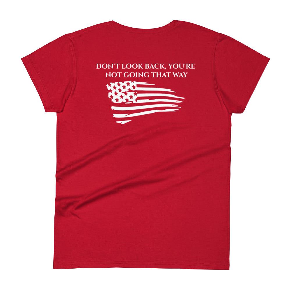Honor Bound Gear "Don't Look Back" Women's Fitted T-Shirt