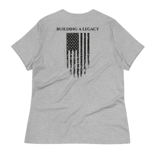 Honor Bound Gear "Building a Legacy - Flagship" Women's Relaxed T-Shirt